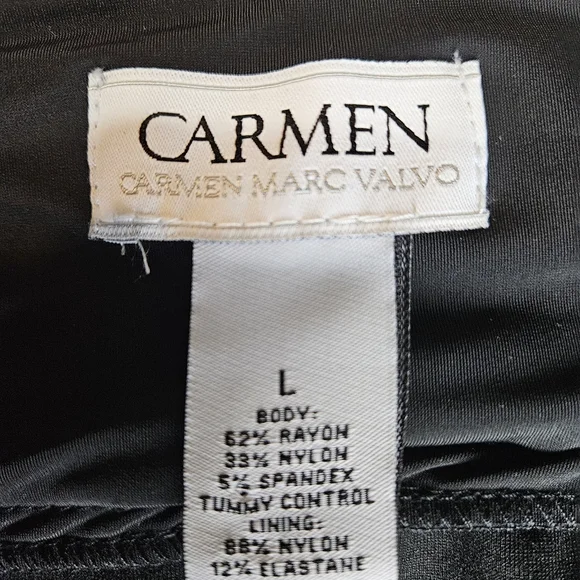 Carmen Marc Valvo Women Floral Pencil Skirt Size Large - Picture 7 of 8